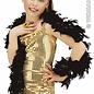 Feestartikelen: Boa glamour girl, zwart met goud