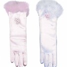 Feestartikelen: Lange kinderhandschoenen glamourgirl