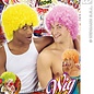 Carnavalskleding: Fluor maxi krulpruik