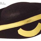 Carnavalshoed: Piraten tricorn