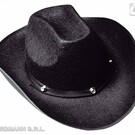 Carnavalshoed: Cowboy hoed met knoppen, vilt