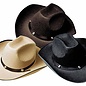 Carnavalshoed: Cowboy hoed met knoppen, vilt