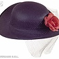 Carnavalsartikelen Koningin Beatrix hoedje met decoratie van vilt