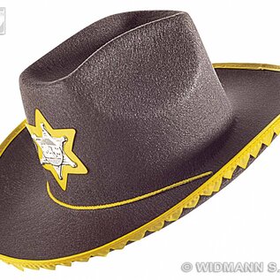 Carnavalsartikelen: Cowboyhoed met decoratie