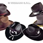 Carnavalsartikelen: Cowboyhoed met decoratie