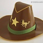 Carnavalsartikelen: Hoed van karton, cowboy