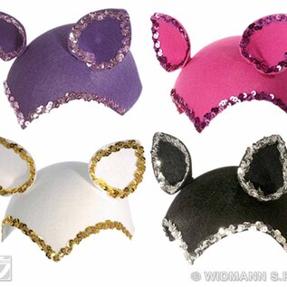Carnavalsartikelen Kattenmutsje, vilt