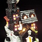 Themafeest Halloween: Theelicht glitter decoratie halloween, kasteel