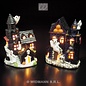 Themafeest Halloween: Theelicht glitter decoratie halloween, kasteel
