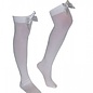 Carnavalsaccessoires: Hoge kouse wit met strik