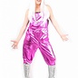 Carnavalskleding: Metallic kleurige tuinbroeken