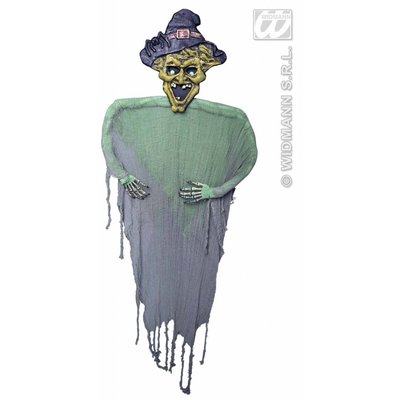 Halloweenartikelen heks 190cm