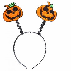 Halloweenaccessoires spiegelend hoorntje pompoen