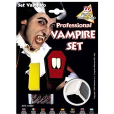 Halloweenaccessoires dracula make-up set