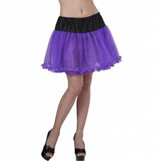 Halloweenaccessoires petticoat zwart/paars