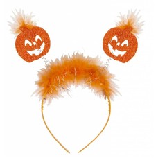 Halloweenaccessoires hoofdband pompoenen