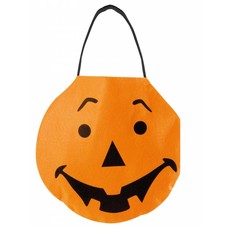 Halloweenaccessoires handtasje viltpompoen