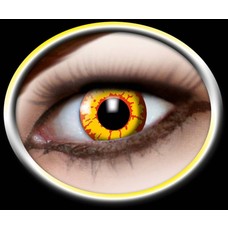 Party-accessoires: Contactlens Rood/Geel