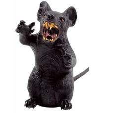 Halloweenaccessoires: Grote staande rat