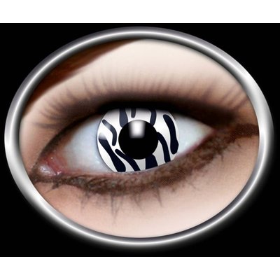 Zebra contactlenzen voor Halloween