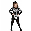 Halloweenkleding skeleten jurkje voor meisjes