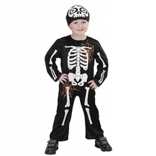 Halloweenkleding klein skelet