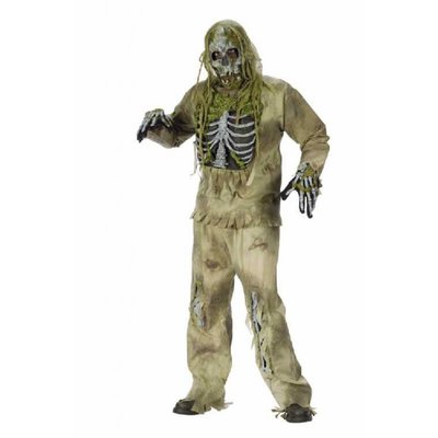 Skeleton Zombie met geraamte voor Halloween