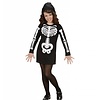 Halloweenkleding meisje skelettenjurkje