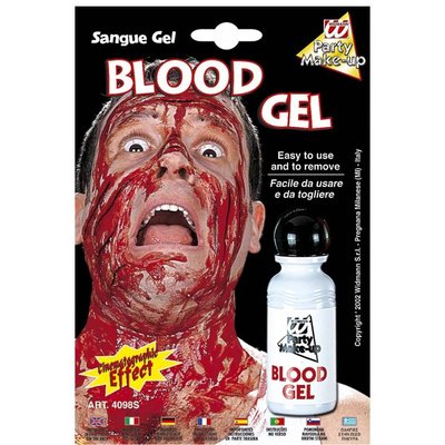 Bloedgel voor een bloederige Halloween