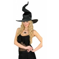 Halloweenaccessoires heksenhoed gekke heks