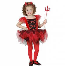 Halloweenkleding ballerina duivel