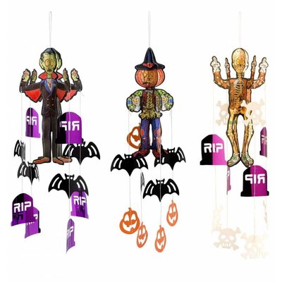 Halloweenaccessoires halloween hanger met decoraties