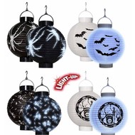 Halloweenaccessoires lampion halloween 4 soorten