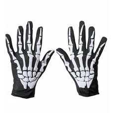 Halloweenaccessoires: Skelet-handschoenen