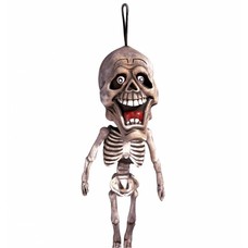 Horroraccessoires: Hangend skelet 60 cm