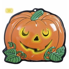 Halloweenaccessoires wanddecoratie pompoen