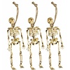 3 opgehangen skeletten voor Halloween