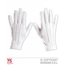 Halloweenaccessoires witte handschoenen