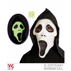 Halloweenaccessoires screammasker Glow in the dark