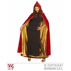 Halloweenkleding: Cape bordeaux-rood dubbelzijdig