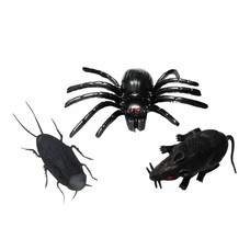 Halloweenaccessoires terugtrek insekten