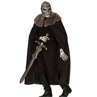 Halloweenkleding: Cape met kraag van bont