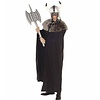 Halloweenkleding: Cape met kraag van bont