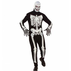 Halloweenkleding luxe skelet