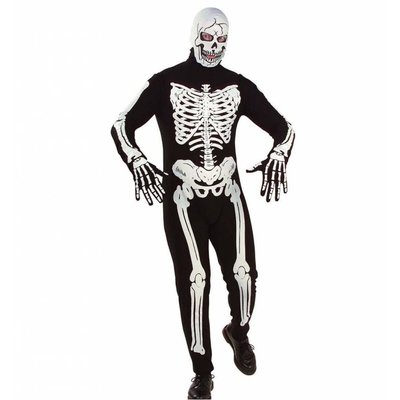 Halloweenkleding Skeletar met grote schedel