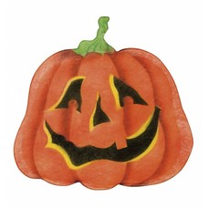 Halloweenaccessoires stoffen wanddecoratie pompoen