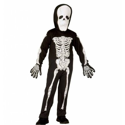 Halloweenkleding klein skeletje voor kinderen