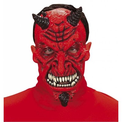 Halloweenaccessoires masker duivel