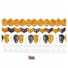 Halloweenaccessoires guirlande 3mtr papier