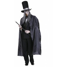 Halloweenkleding: Capes in rood of zwart (130 cm)